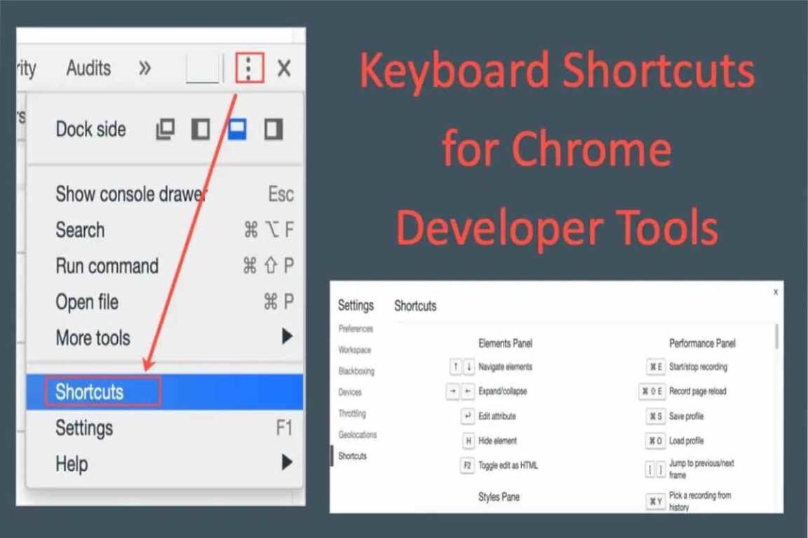 Inspect Element Shortcut